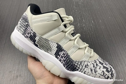Jordan Durable 11 693 Air CD6846-002 Snake Bone Light Low 0711